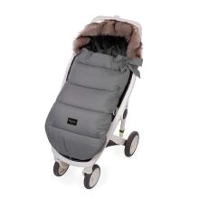 La bebe™ Sleeping bag Winter Footmuff  Art.116740 Grey Universāls silts guļammaiss ragavām