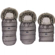 Womar GROW UP 2.0 Wool pastel grey G-001 Ziemas ratu guļammaiss