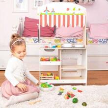 EcoToys Kitchen Art.CA04063  Деревянная кухня