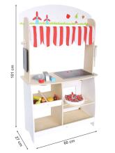 EcoToys Kitchen Art.CA04063  Деревянная кухня