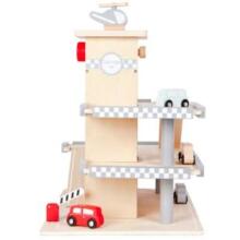 EcoToys Garage Art.CA12104 Деревянная 3-этажная парковка