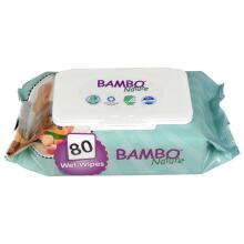 Bambo Nature Art.BAMB4668  mitrās salvetes  80gb.