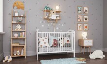 Baby Crib Club AD  Art.117569  Детская деревянная кроватка 120x60см