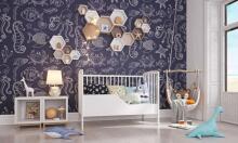 Baby Crib Club DK Art.117584 Natural   Детская деревянная кроватка 120x60см