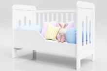 Baby Crib Club ZA Art.117593   Bērnu kokā gultiņa 120x60cm