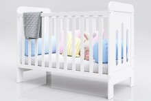 Baby Crib Club ZA Art.117595   Bērnu kokā gultiņa 140x70cm