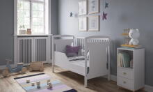 Baby Crib Club JS Art.117603 Bērnu kokā gultiņa 120x60cm