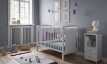 Baby Crib Club JS Art.117603 Bērnu kokā gultiņa 120x60cm