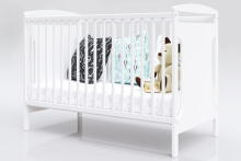 Baby Crib Club JS Art.117603 Bērnu kokā gultiņa 120x60cm