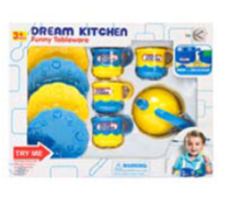Dream Kitchen Art.N-383 Game set of dishes for dolls