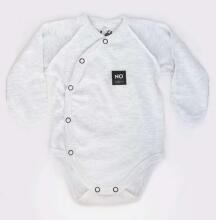 La Bebe™ NO Baby Body Art.117681 Grey Бодик из 100% мягкого хлопка с длинным рукавом