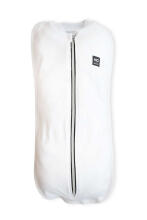 La Bebe™ NO Swaddle Up Art.117729 White Kokvilnas ietināšanas autiņš no 3,2 kg līdz 6,4 kg.