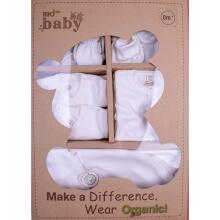 Bio Baby Organic Gift Set Art.9721840 Ecru Bērnu komplektiņš no 9 daļam 100% organiskā kokvilna