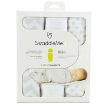 Summer Infant Art.56166 Swaddle Me Muslin Blankets Moroccan хлопок подгузник комплект (3 шт.)