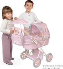 DeCuevas Toys Sophie Art.85075  Кукольная коляска с люлькой и зонтиком