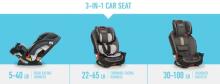 Graco'20 Slimfit  Art.8AE899BLCEU Black Bērnu autokrēsliņš (0-36 kg)