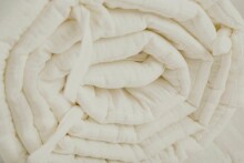 YappyKids Muslin Art.118180 White   Мягкий Бортик-охранка для детской кроватки  360 см