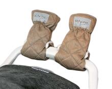 Babylove Footmuff  Velvet Art.118246 Beige  Тёплая муфта для рук
