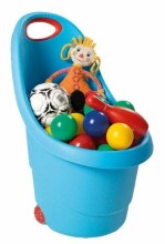 Keter Kiddies Go  Art.29205383 Blue  Тачка для хранения игрушек(Высокое качество)