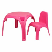 Keter Kids Table Art.29223838	Pink Bērnu rotaļu galdiņš(Izcila kvalitāte)