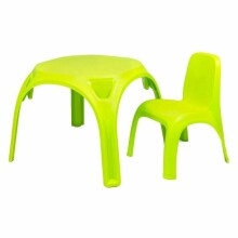 Keter Kids Table Art.29220144 Green Bērnu rotaļu galdiņš(Izcila kvalitāte)