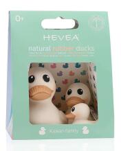 Hevea Kawan Family Duck Art.553175 Pīle no 100% naturāla (dabas) kaučuka,3 gab