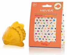 „Hevea“ neapdorotas guminis maudymosi žaislas, 3444303, vonios žaislas „Polly“ iš 100% natūralaus kaučiuko 0+ mėn