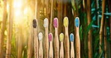 Humble Brush Eco Art.HUMB9024 Зубная щетка бамбуковая с мягкой щетиной