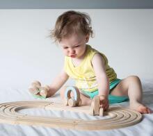 Lullalove Oda Wooden Car Art.118738 Детская деревянная машинка