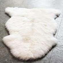 Natur Wool Art.118846 Aitas kažokādas paklājs (M) Dabīgā krasā 90cm [aitāda]