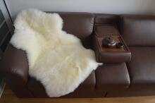 Natur Wool Art.118846 Aitas kažokādas paklājs (M) Dabīgā krasā 90cm [aitāda]