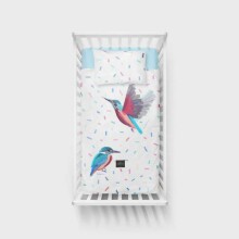 Lullalove Bedding Set  Art.118869 Kingfisher  Комплект постельного белья из 2 частей, 100x135 см