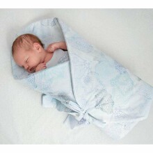 „Lullalove Baby Wrap“ gaminys. 118927 „Boho Grey“ kūdikių įvyniojimas 75x75 cm