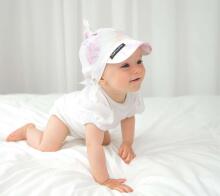 Lullalove Summer Hat Art.118982 Pink Ferns Летняя шапочка из хлопка