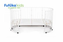 Futuka Kids Sleepy  Art.119037 Ecru Многофункциональная кроватка-трансформер 8 в 1