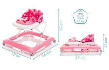 Fillikid Baby Walker Art.BG1631 Pink Ходунки для первых шагов