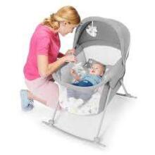 KinderKraft'20 Lovi 3 in 1 Art.KKLLOVIGRY0000 Grey Кроватка - колыбель - качалка 3 в 1