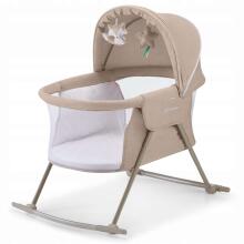 KinderKraft Lovi 3 in 1 Art.KKLLOVIBEG0000 Beige Кроватка - колыбель - качалка 3 в 1
