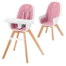 KinderKraft'20 Tixi 2 in 1 Art.KKKTIXIPNK0000 Pink  стульчик для кормления