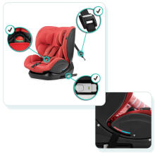 Kinderkraft'20 Myway Isofix Art.KKFMWAYRED0000 Red Bērnu autokrēsliņš (0-36 kg)