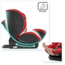Kinderkraft'20 Myway Isofix Art.KKFMWAYRED0000 Red Bērnu autokrēsliņš (0-36 kg)