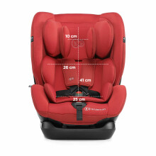 Kinderkraft'20 Myway Isofix Art.KKFMWAYRED0000 Red Bērnu autokrēsliņš (0-36 kg)
