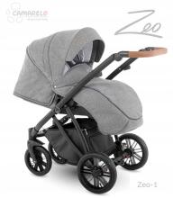 ZEO 4in1 daudzdarbības ratiņi Camarelo, pelēks | 01