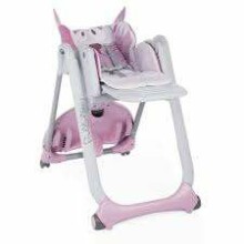 Chicco Polly 2 Start  Art.79205.81 Pink   Детский стульчик для кормления