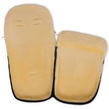 Alta Bebe Lambskin Footmuff Nordkap Art.MT2200LP-61 Beige