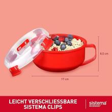 Sistema Microwave Breakfast Bowl Art.1112 Кonteiners  lai uzglabātu pārtiku