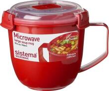 Sistema Microwave Soup Mug Art.1141 Кonteiners  lai uzglabātu pārtiku