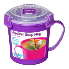 Sistema Microwave Soup Mug To Go Art.21107  Кonteiners  lai uzglabātu pārtiku