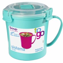 Sistema Microwave Soup Mug To Go Art.21107  Кonteiners  lai uzglabātu pārtiku