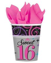 Amscan Sweet16  Art. 581466   Набор стаканчиков  для праздника 8 шт.